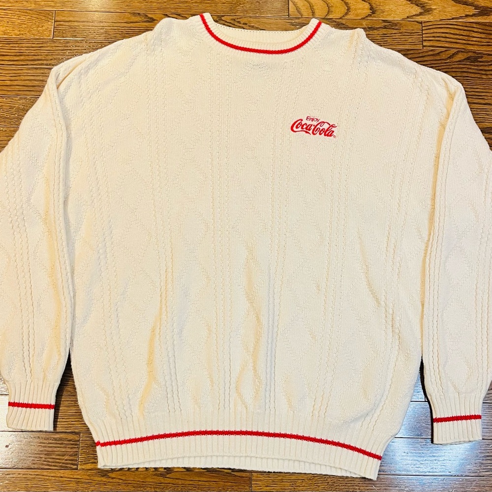 VTG Dunbrooke Coca-Cola Knit Sweater XL